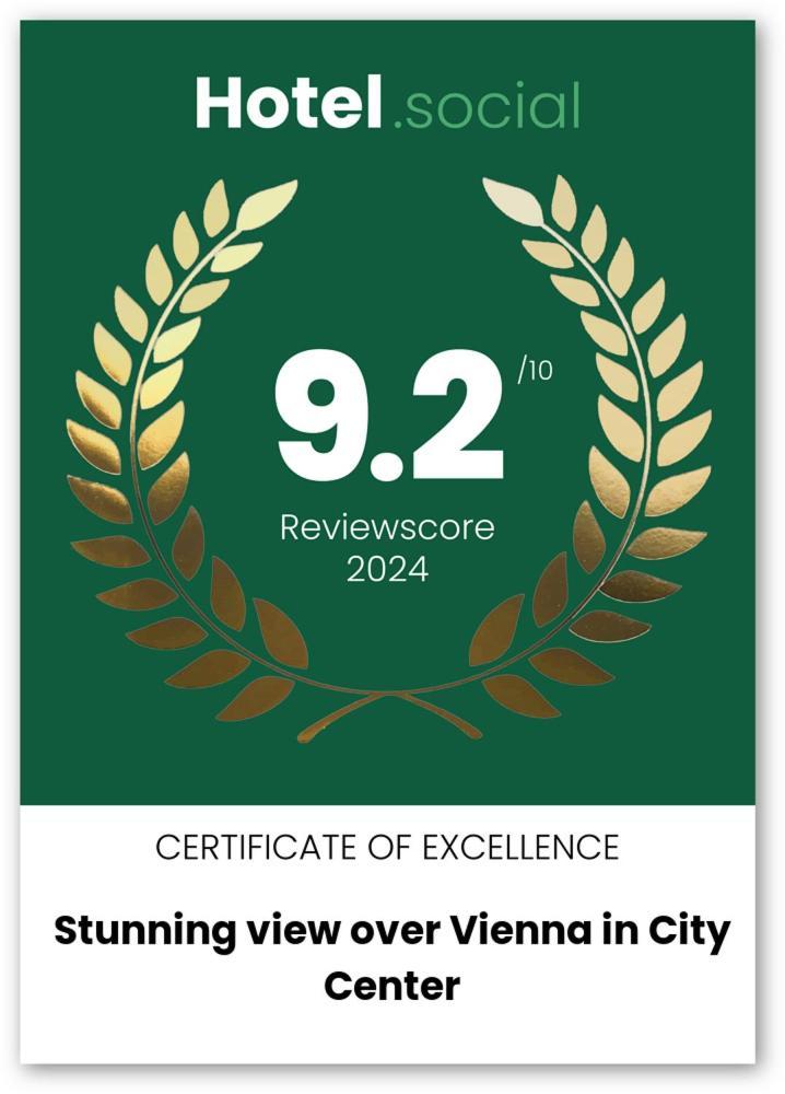 Stunning View Over Vienna In City Center Apartment Exterior foto